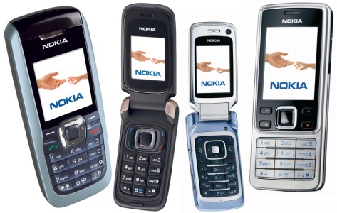 Nokia 2626, Nokia 6086, Nokia 6290 ja Nokia 6300